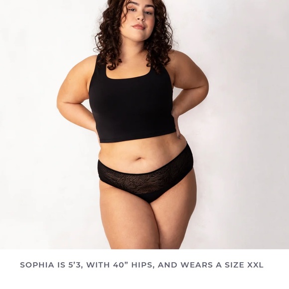 3 new unopened Saalt period underwear lace cute sexy design black pink gray - Picture 3 of 8